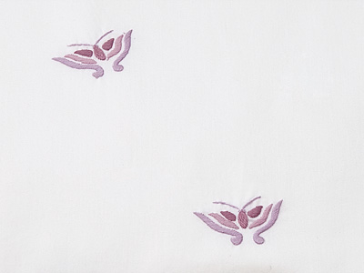Purple Flying Butterflies – Girl Duvet Detail